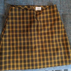 Wilfred Check Skirt